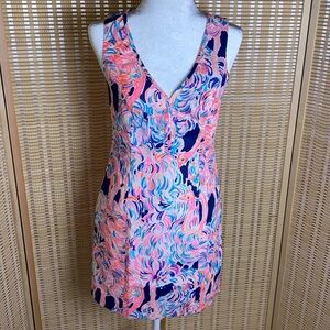Lilly Pulitzer Amina V-Neck Shift Dress Size 2